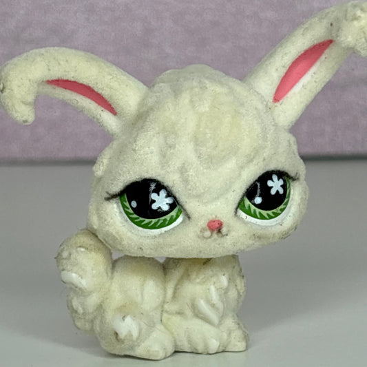 LPS Flocked Angora Bunny #515