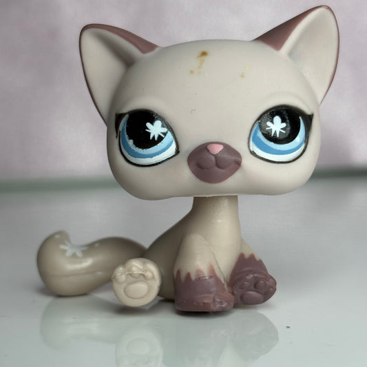 LPS Shorthair Sitting Cat #664