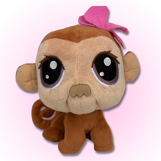 LPS Monkey Bobblehead Plushie