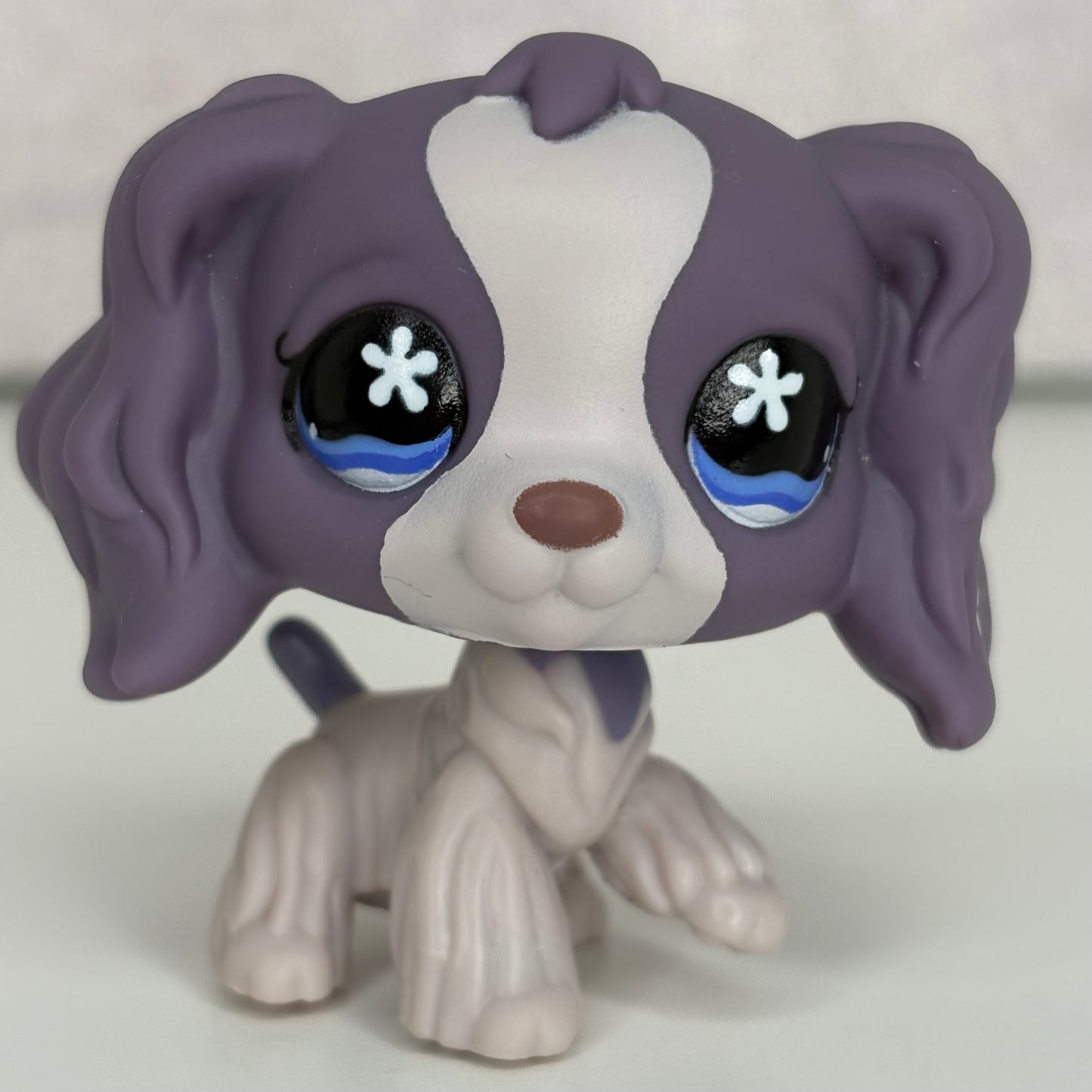 LPS Purple  Cocker Spaniel Dog #672