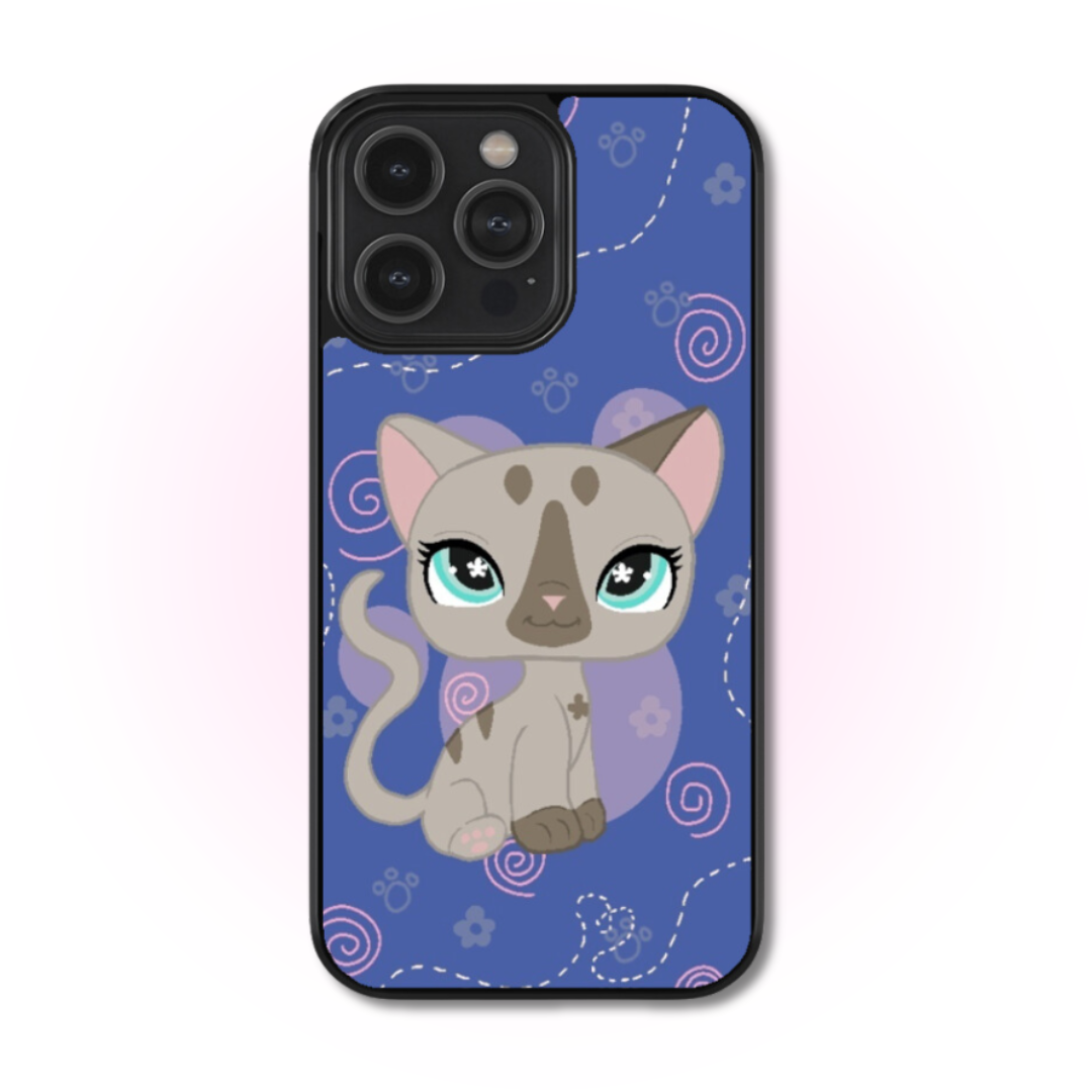 LPS Gray Shorthair Cat  Phone Case