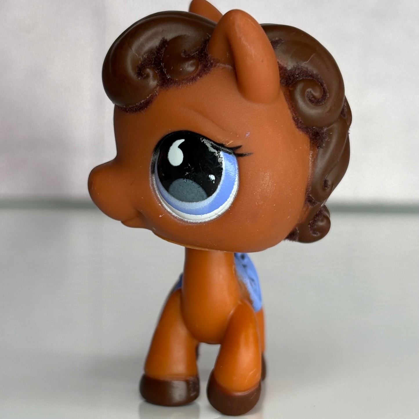 LPS Flocked Horse #627