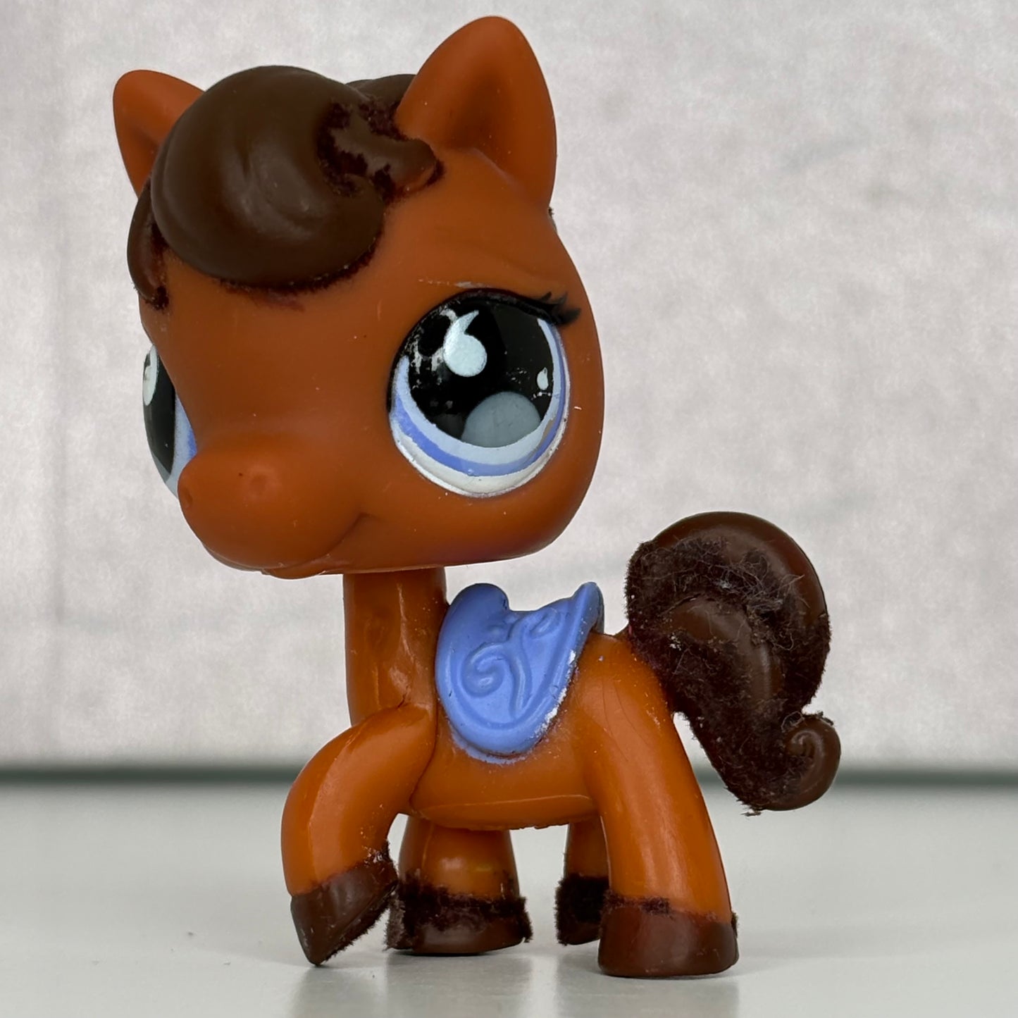 LPS Flocked Horse #627 *Partial