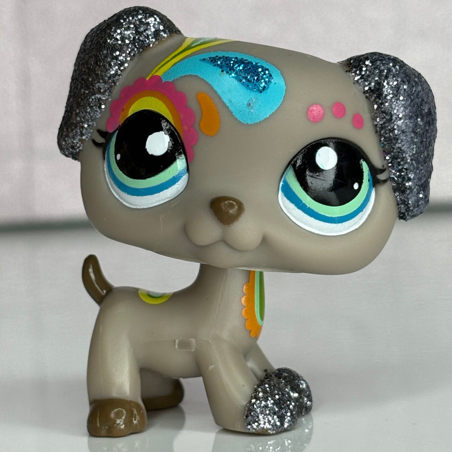 LPS Glitter Dalmatian Dog #2344