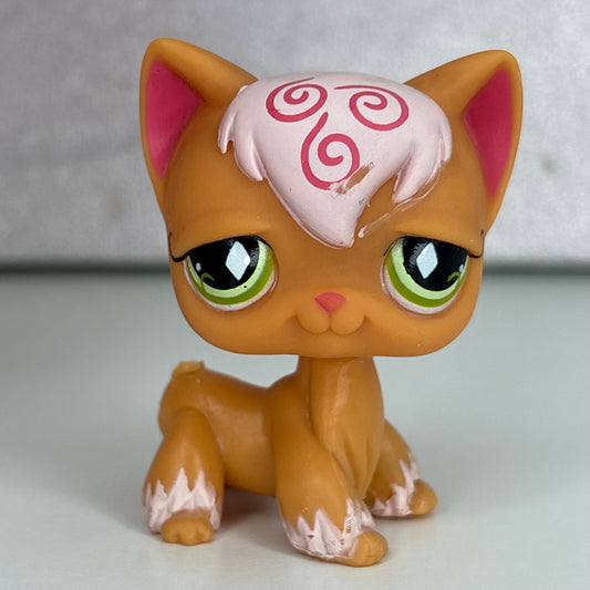 LPS Orange Longhair Cat #511