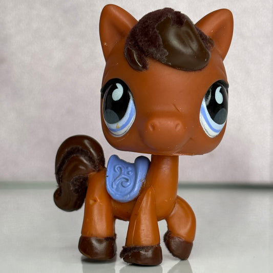 LPS Flocked Horse #627