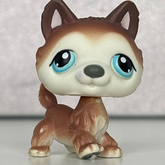 LPS Brown Husky Dog #68