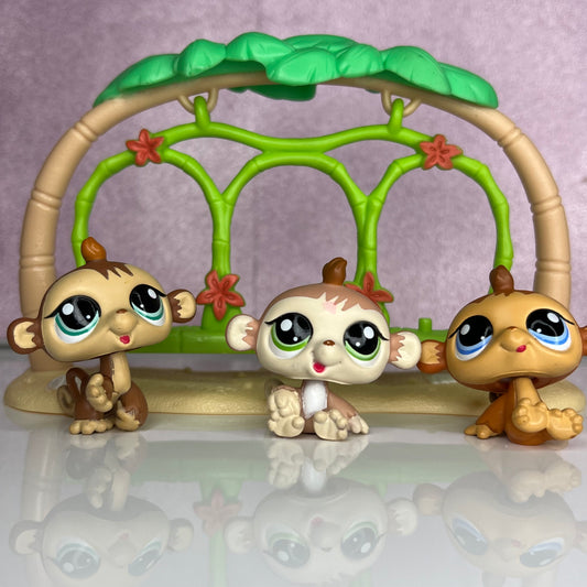 LPS Triplet Monkeys With Original Accessory