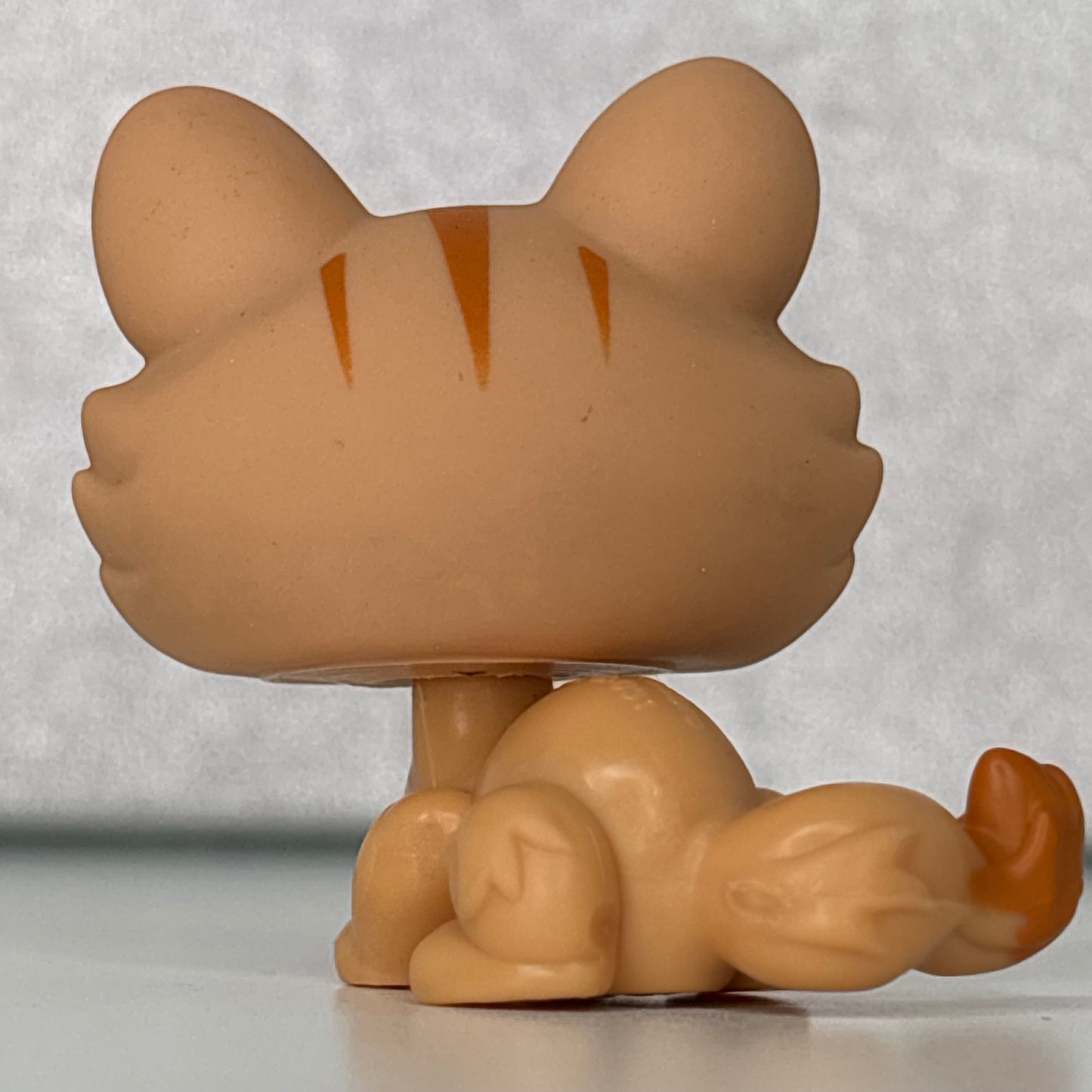 LPS Orange Crouching Cat #649