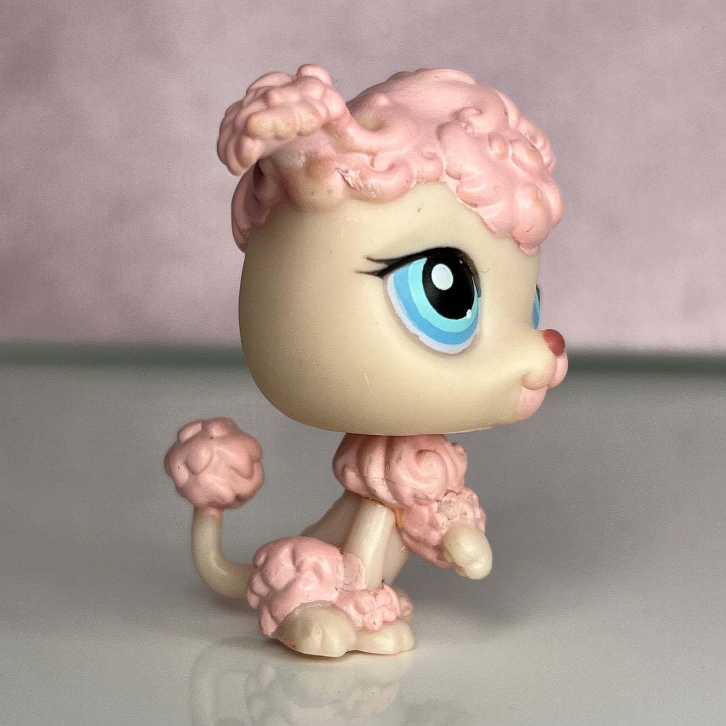 LPS Pink Poodle Dog #48