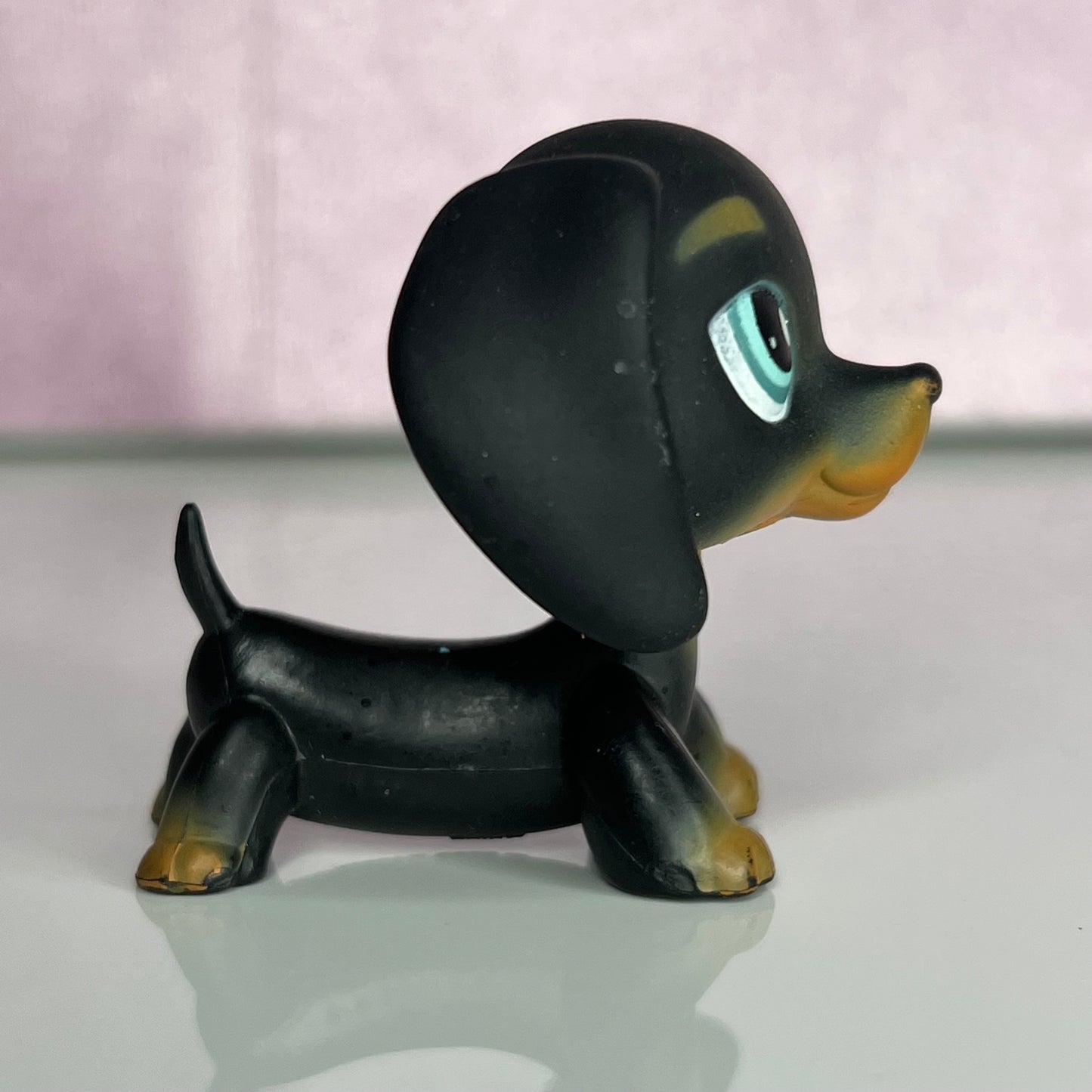 LPS Black Daschuand Dog #325