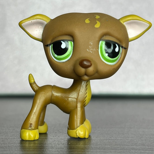 LPS Brown Greyhound Dog #507