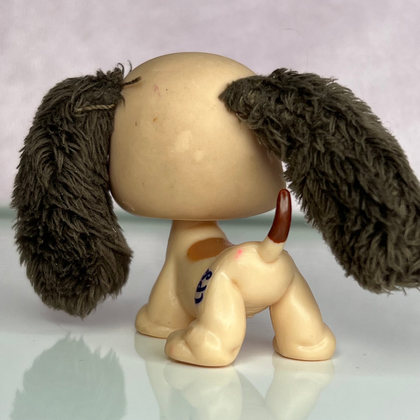 LPS Fuzzy Basset Hound Dog #2413