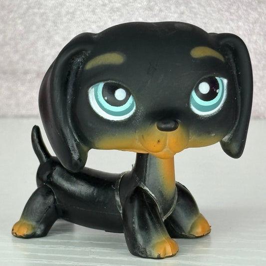 LPS Black Dachshund Dog #325*