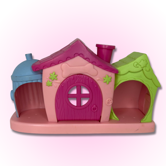 LPS Playful Puppies Pink House Playset