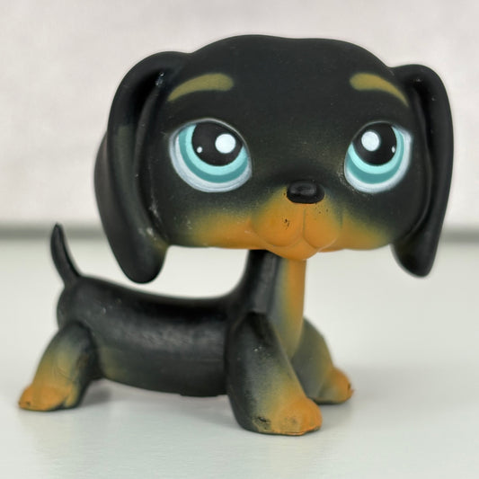LPS Black Dachshund Dog #325