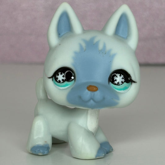 LPS Blue German Shepherd Dog #689
