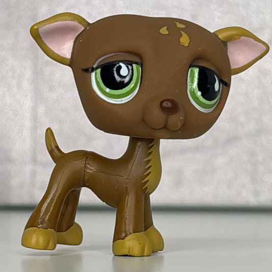 LPS Brown Greyhound Dog #507