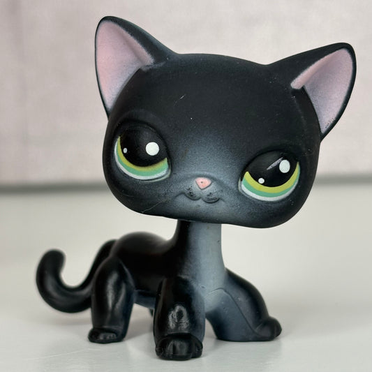 LPS Black Shorthair Cat #336
