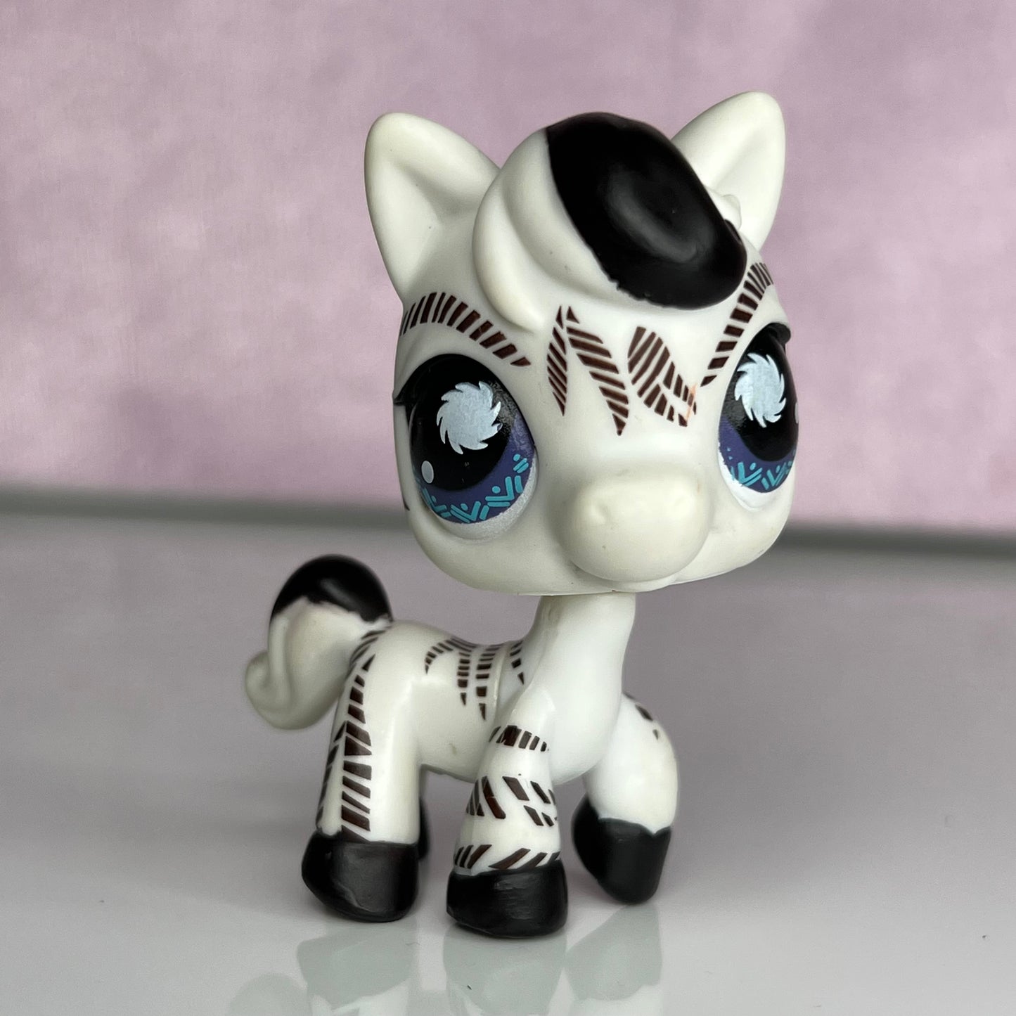 LPS Postcard Horse Zebra #903