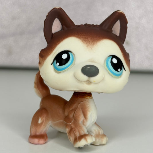 LPS Brown Husky Dog #68