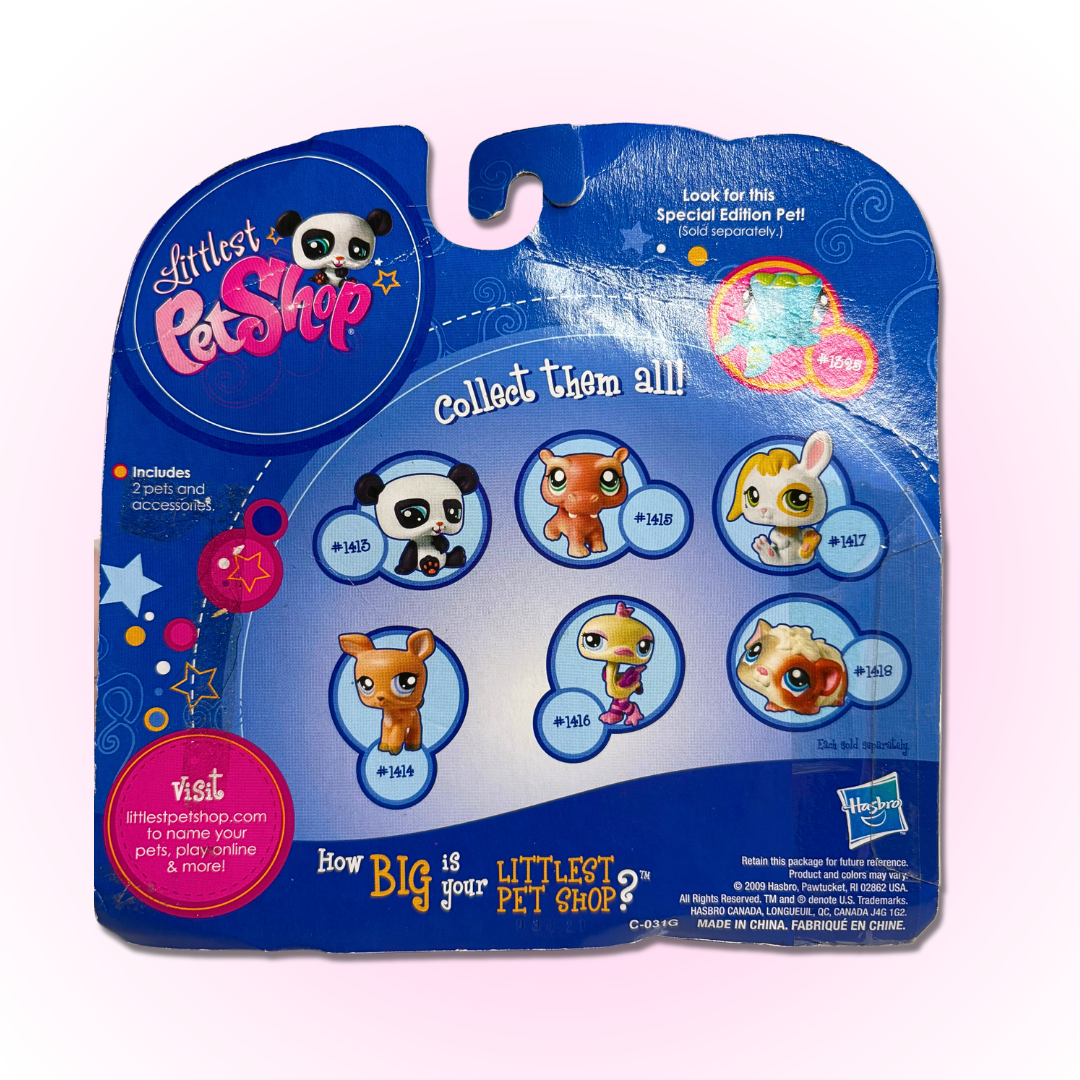 LPS Hippo & Ostrich #1415 #1416 New in Box