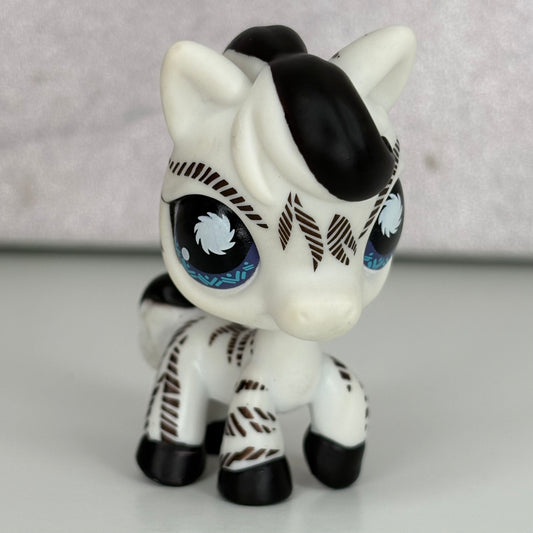 LPS Horse Zebra #903