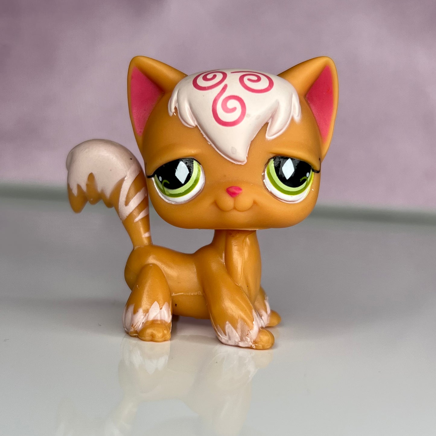 LPS Orange Longhair Cat #511