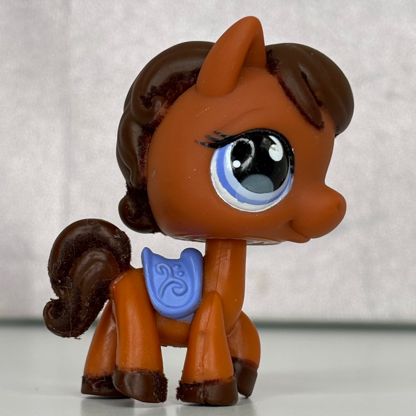 LPS Flocked Horse #627 *Partial
