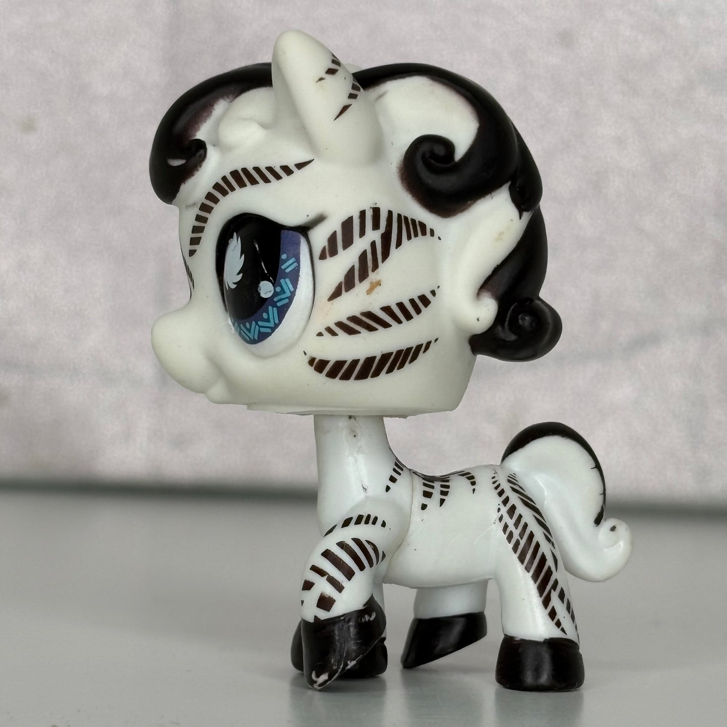 LPS Horse Zebra #903
