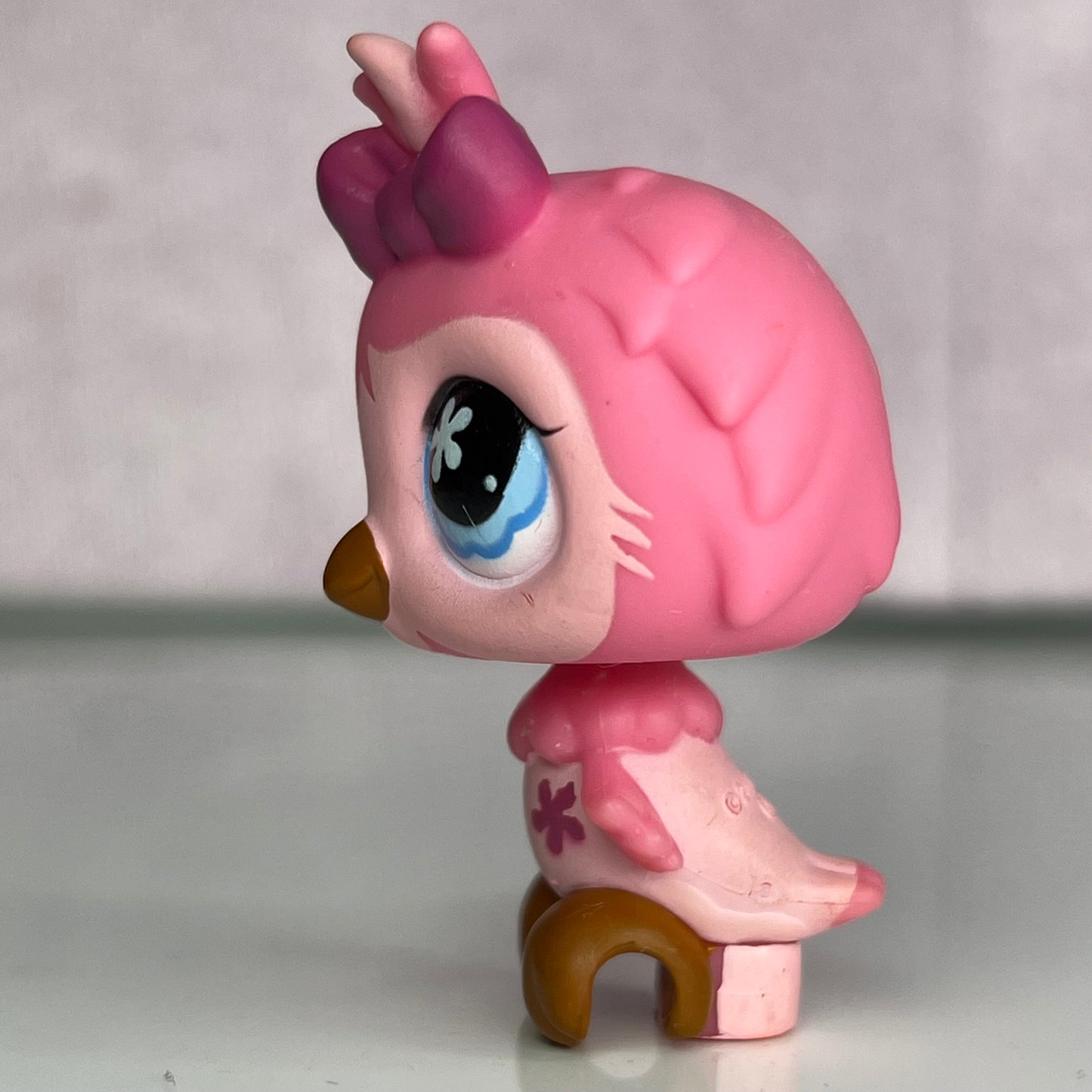 LPS Pink Owl Bird #496