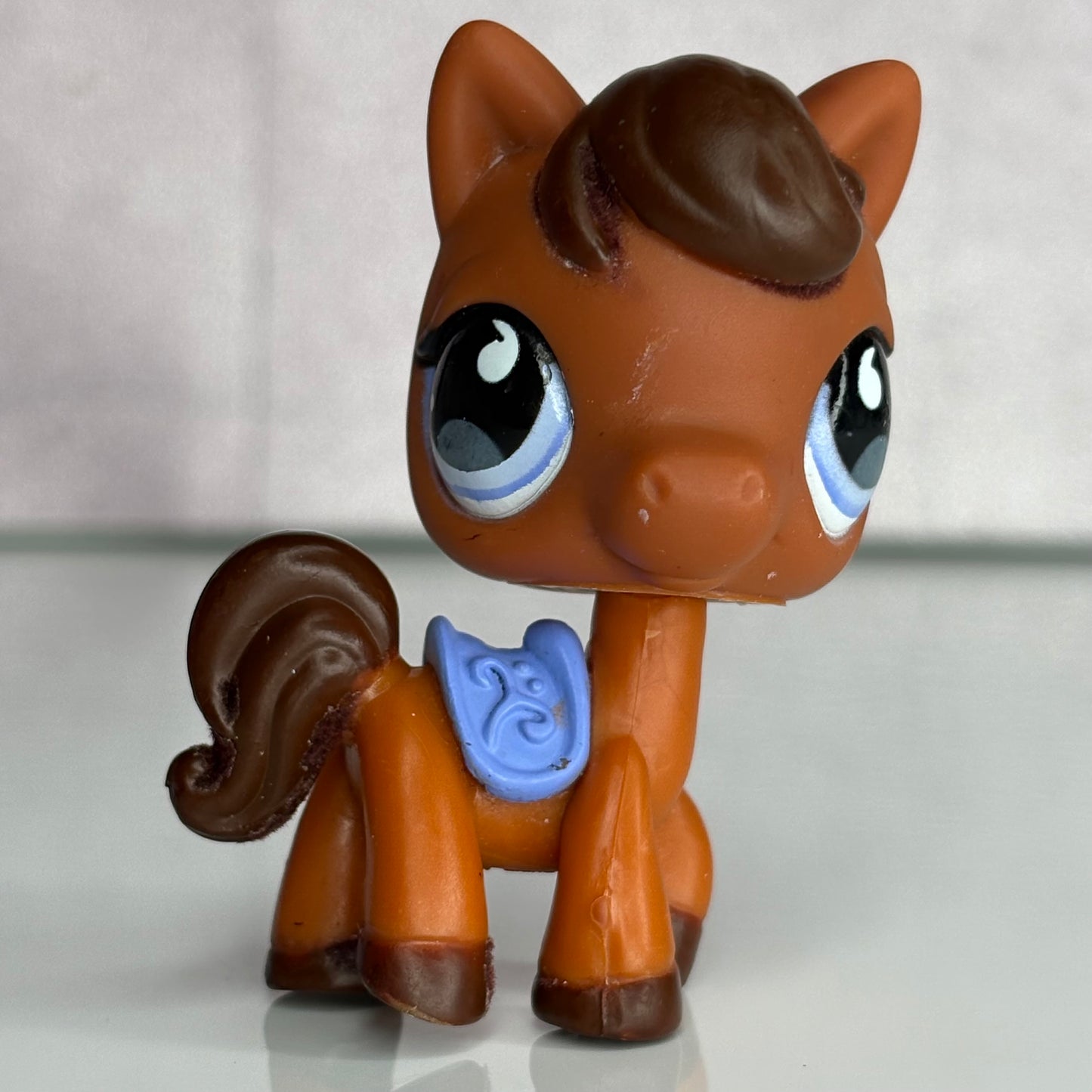 LPS Flocked Horse #627