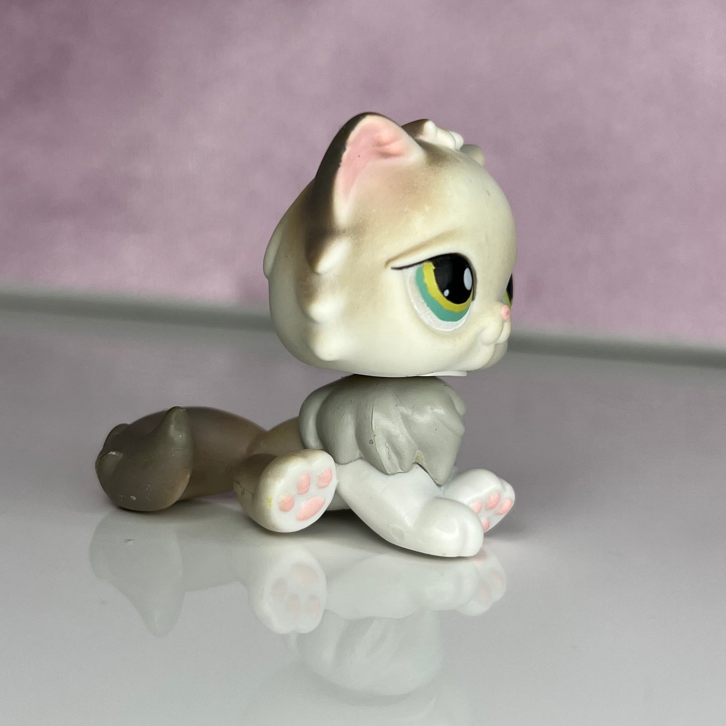 LPS Gray Down Persian Cat #328