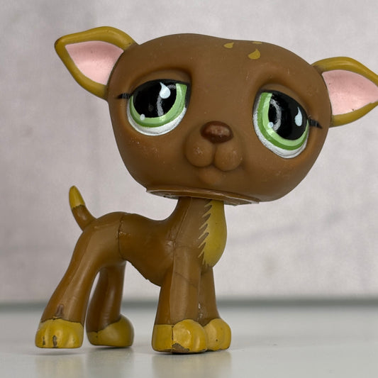 LPS Brown Greyhound Dog #507