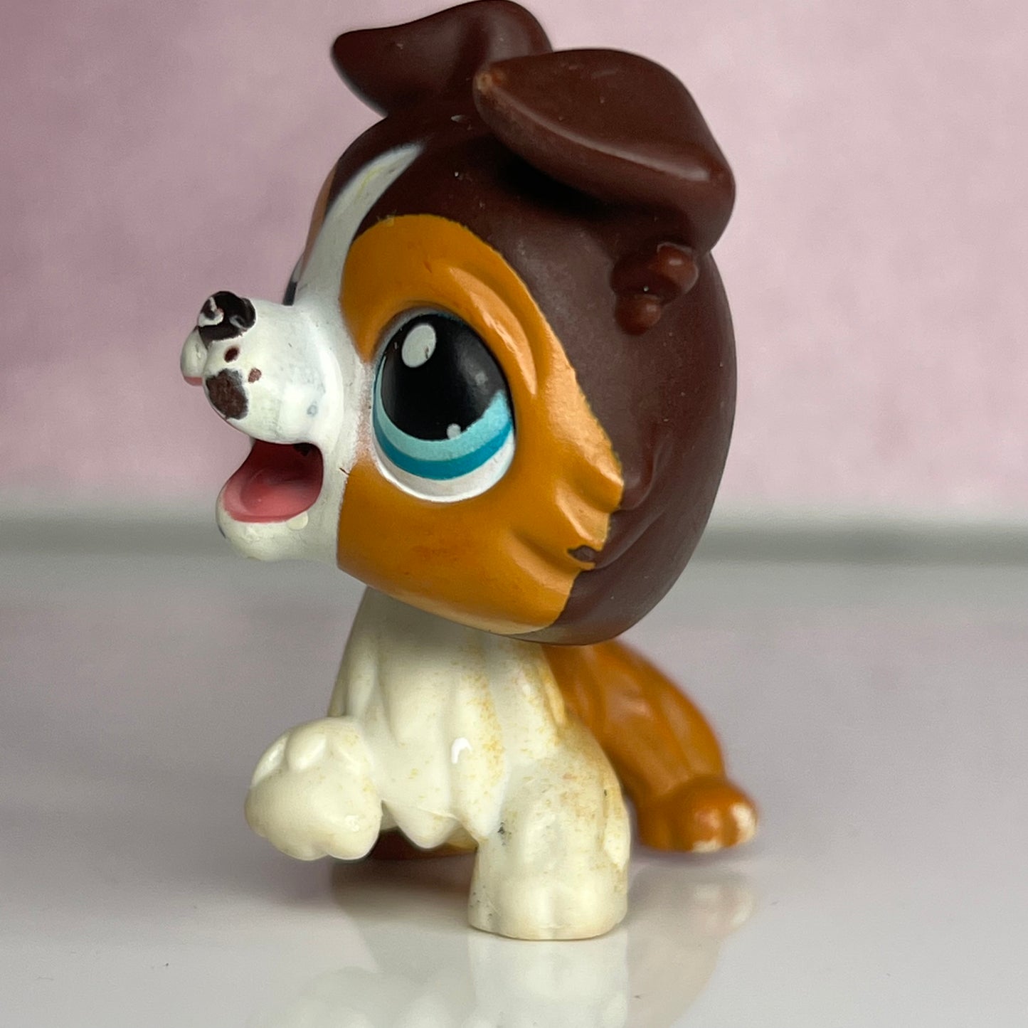 LPS Open Mouth Collie Dog