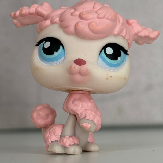 LPS Pink Poodle Dog #48