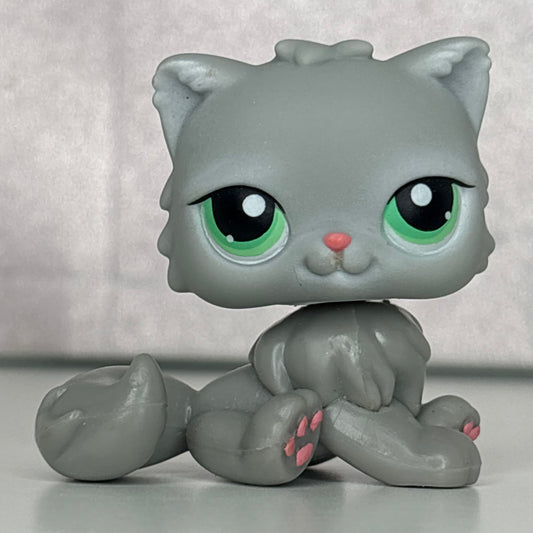 LPS Gray Persian Cat #82