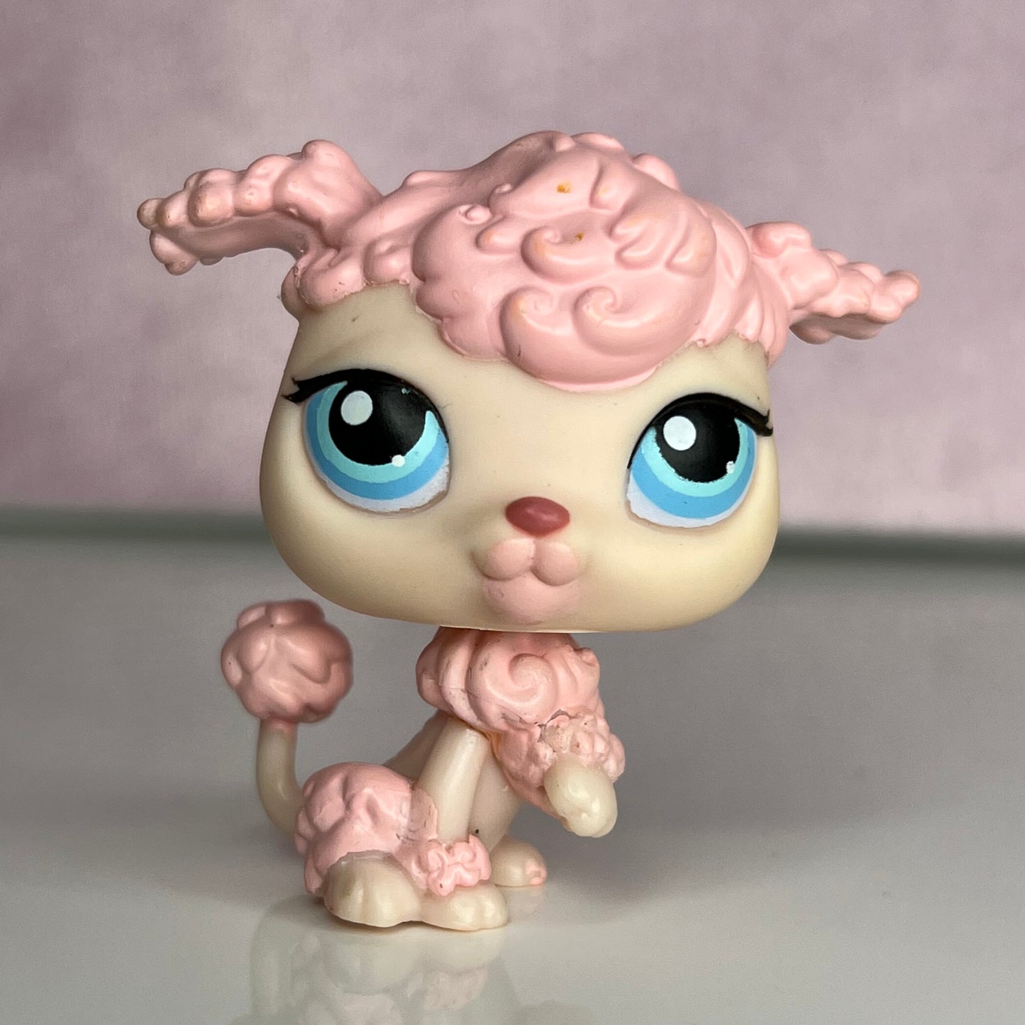 LPS Pink Poodle Dog #48