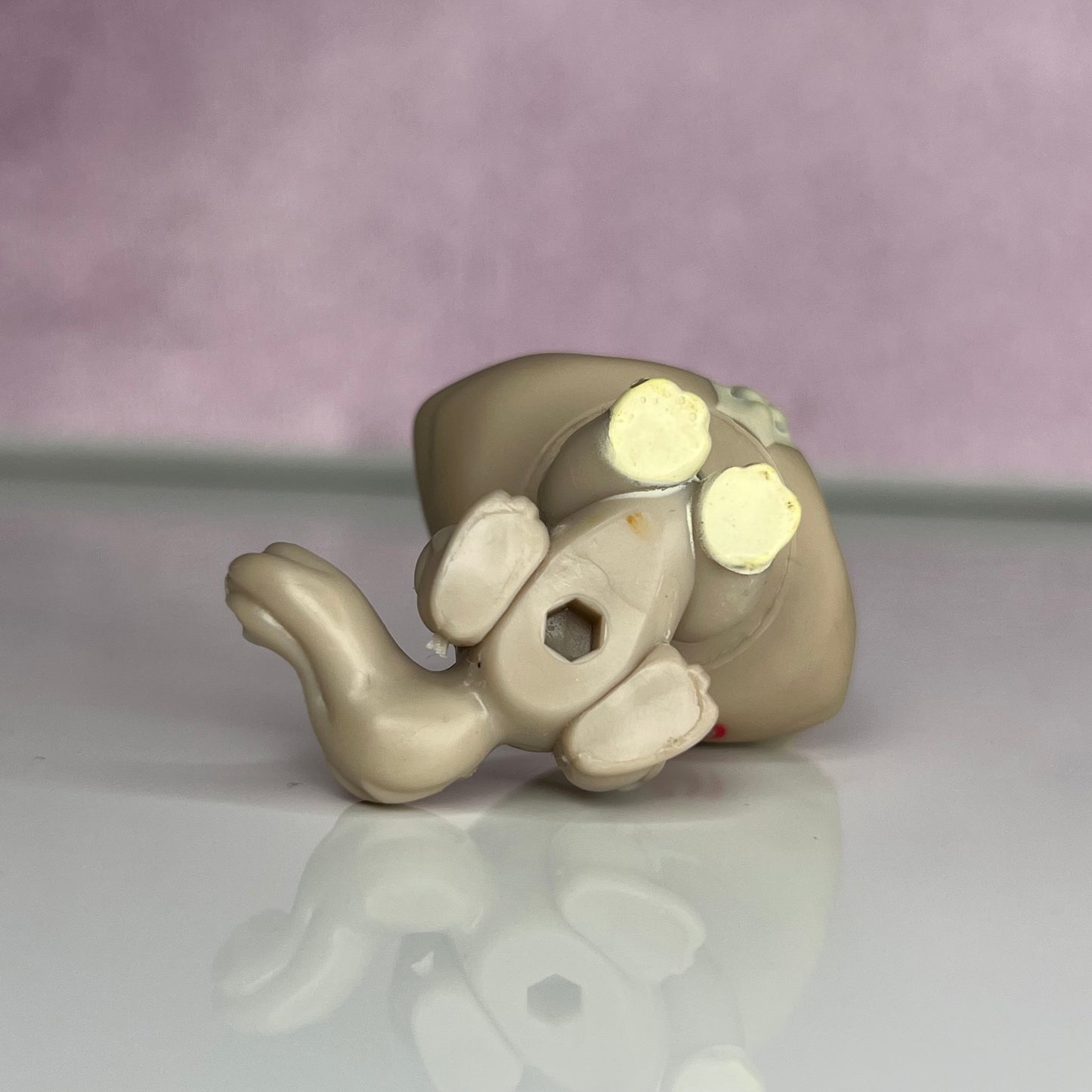 LPS Gray Crouching Cat