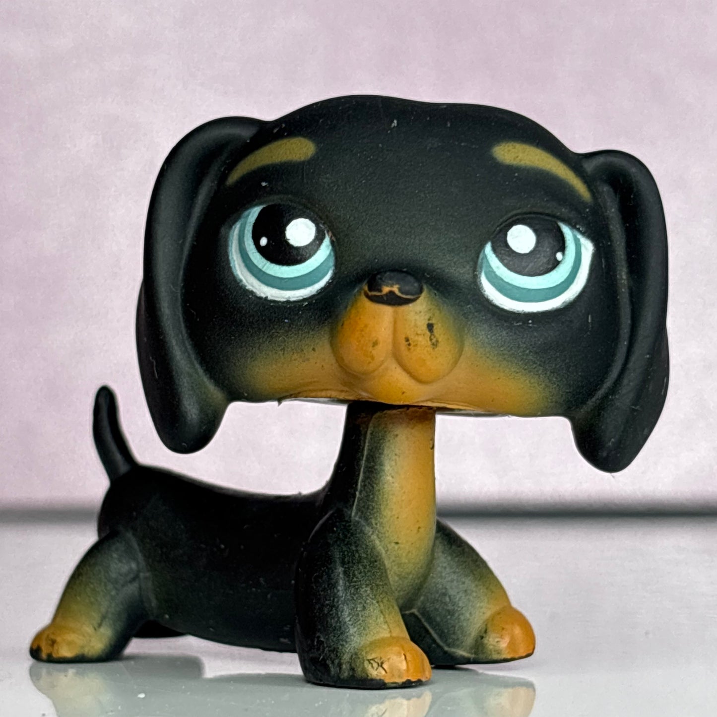 LPS Black Daschuand Dog #325