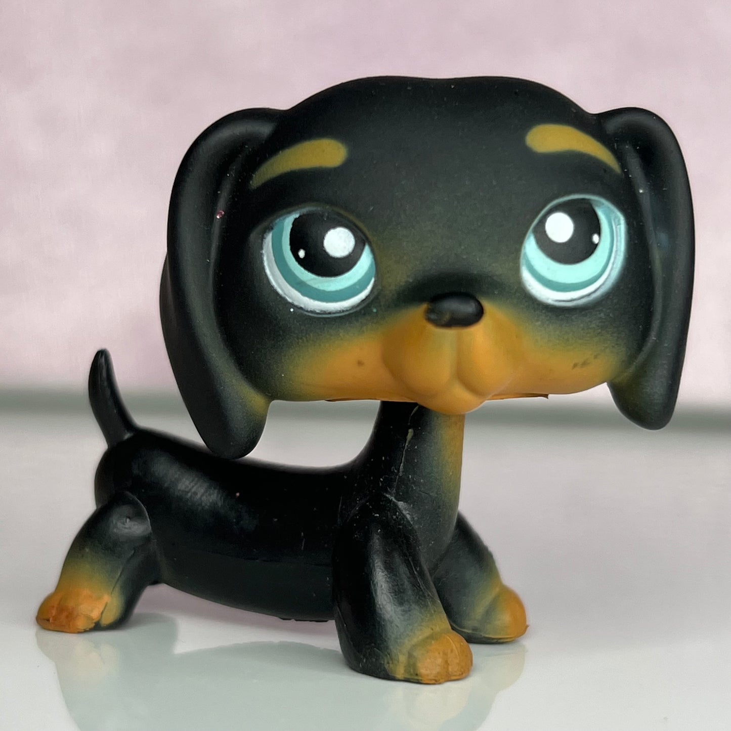 LPS Black Daschuand Dog #325