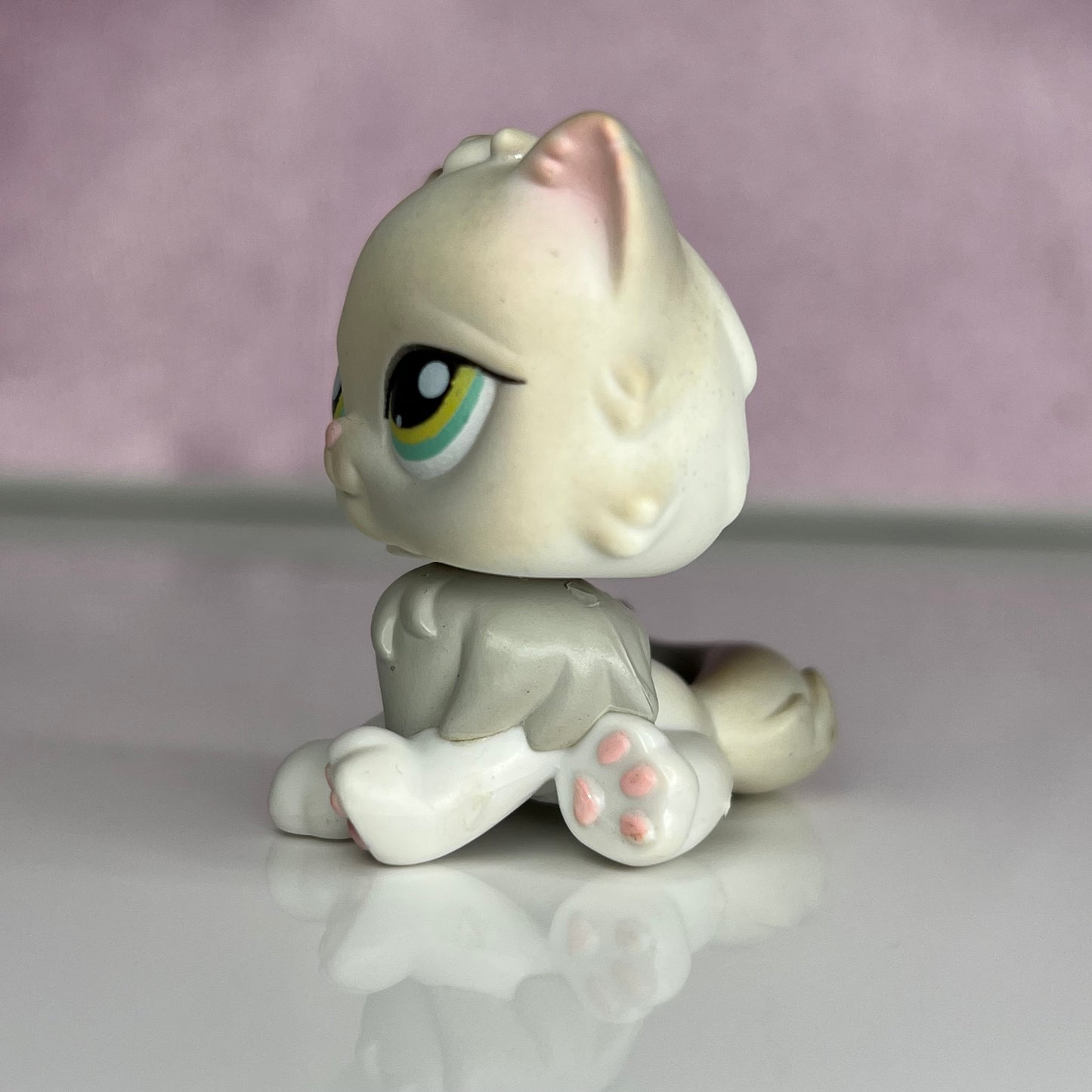 LPS Gray Down Persian Cat #328