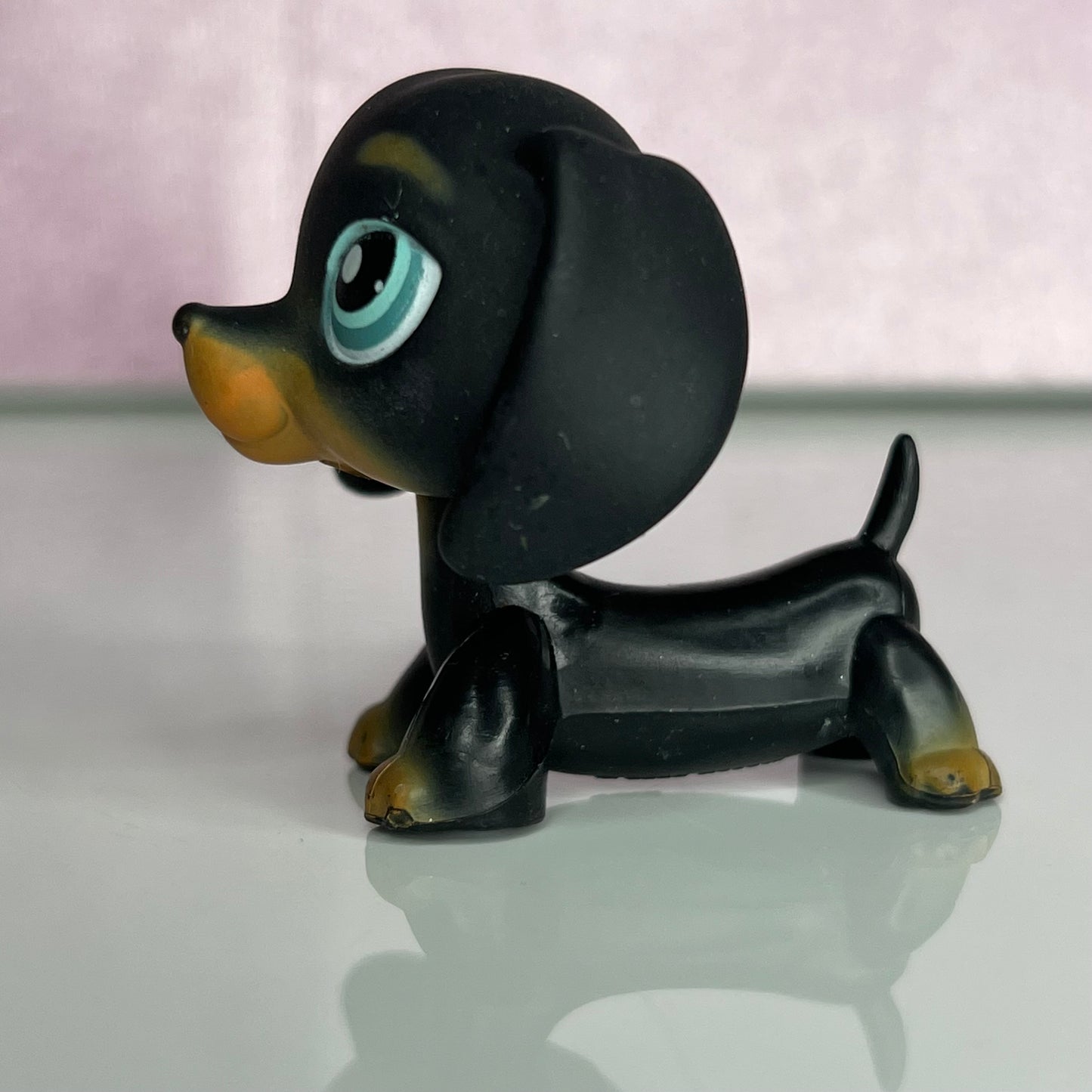 LPS Black Daschuand Dog #325