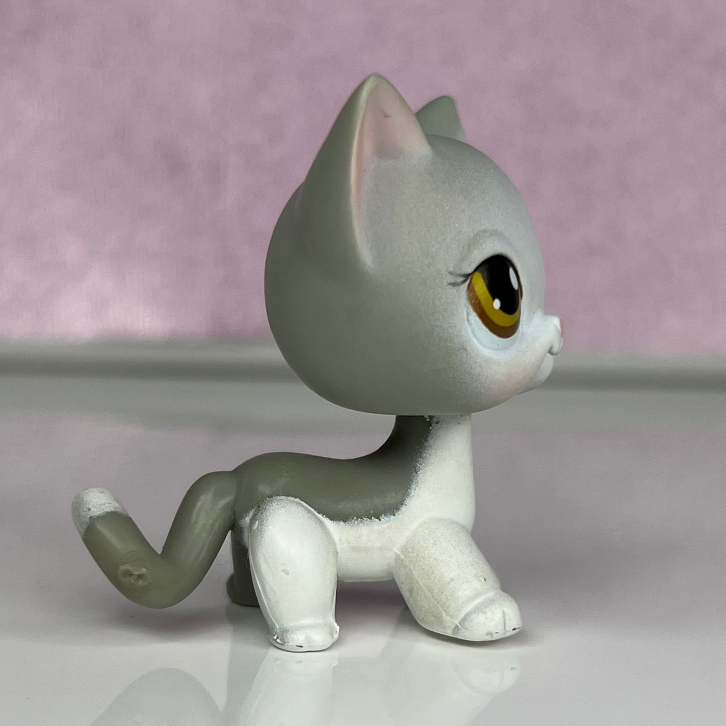 LPS Gray Shorthair Cat #138