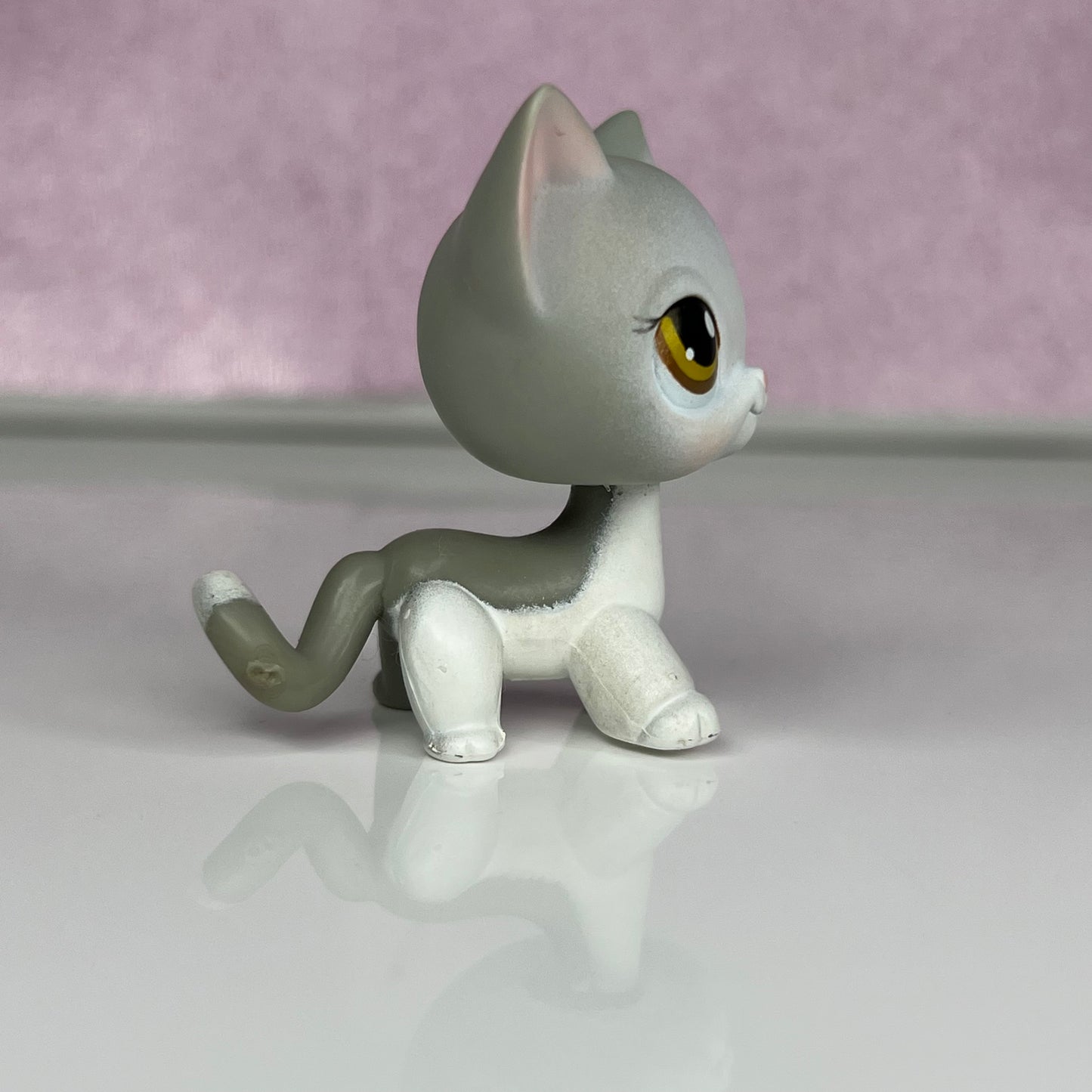 LPS Gray Shorthair Cat #138